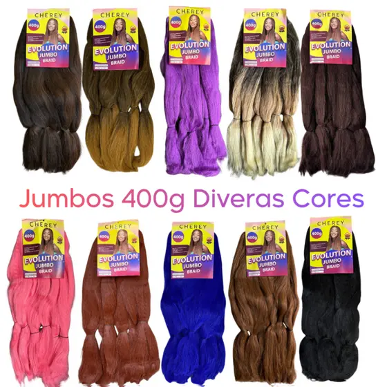 Jumbão  X 400 gramas Cabelo Promoção Para Trança Envio Rapido