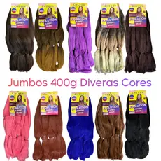 Jumbão  X 400 gramas Cabelo Promoção Para Trança Envio Rapido