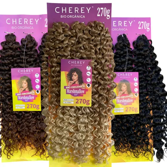Cabelo Cacheado Bio Organico Marshmallow 270g Varias Cores