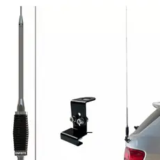 Antena Px Carro e Suporte Instalação Porta Malas com Parafuso Enfeite