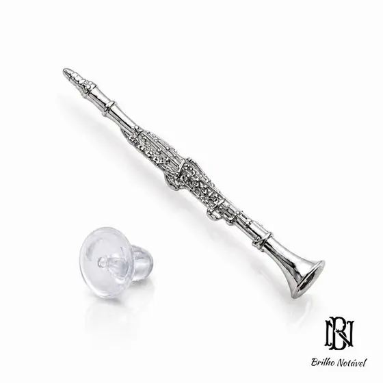 Broche Premium Clarinete, ótimo para presentear.