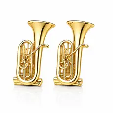 Prendedor partituras hinário luxo Tuba flash de ouro premium