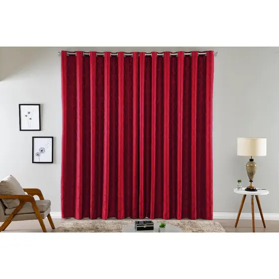Cortina Jacquard Decorativa – Tecido Elegante e Sofisticado para Sala ou Quarto-SEMI BLACKOUT