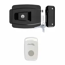 Fechadura Elétrica Agl Reversivel 12v + Botoeira Simples