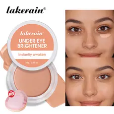 Creme Corretivo De Cobertura Total Lakerain-Esconde Olheiras , Marcas E Manchas De Acne , Ilumina Sob Os Olhos Uniforme