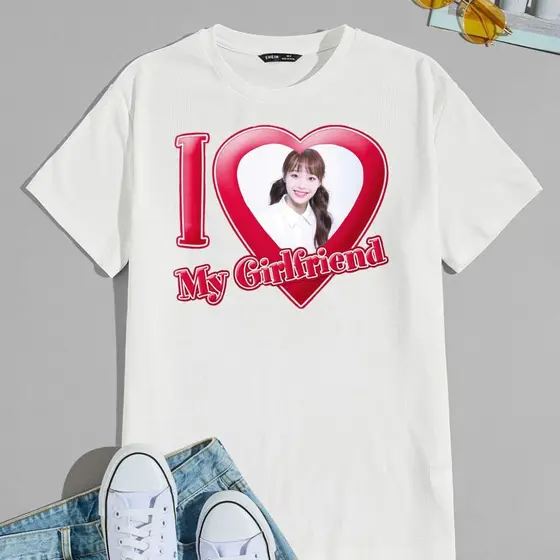 Camiseta Chuu Of Loona I Love My Girlfriend Blusinha Eu Amo Minha Namorada