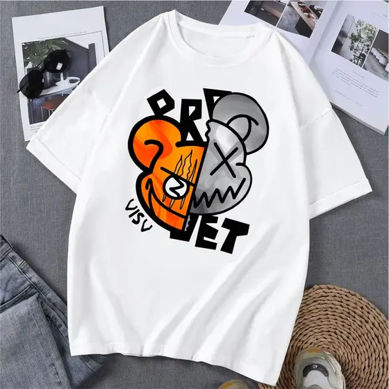 Camiseta Unissex Urso Streetwear Blusa Moda Urbana