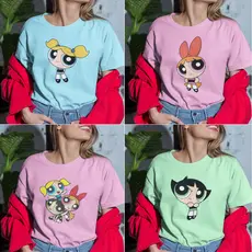 Camiseta Feminina Super Poderosas Docinho Lindinha Florzinha envio imediato