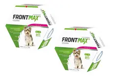 Kit 2 Coleira Antiparasitária Vetoquinol Frontmax para Cães até 4 Kg - 14 g