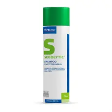 Sebolytic Virbac Shampoo Dermatológico para Cães e Gatos - 250 mL