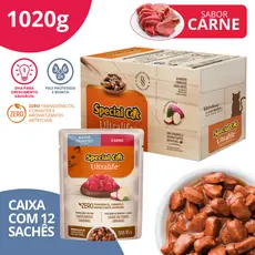 Caixa 12 Sachê Special Cat Ultralife Filhotes Sabor Carne - 85g