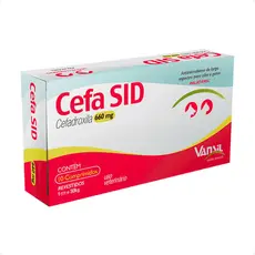 Cefa SID 660mg Vansil para Cães e Gatos de 1 a 30 Kg