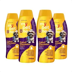 Kit 4 Condicionador Neutro Mypetone - 700mL