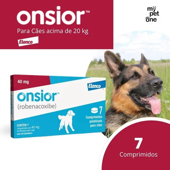 Onsior Elanco para Cães acima de 20 Kg - 40 mg