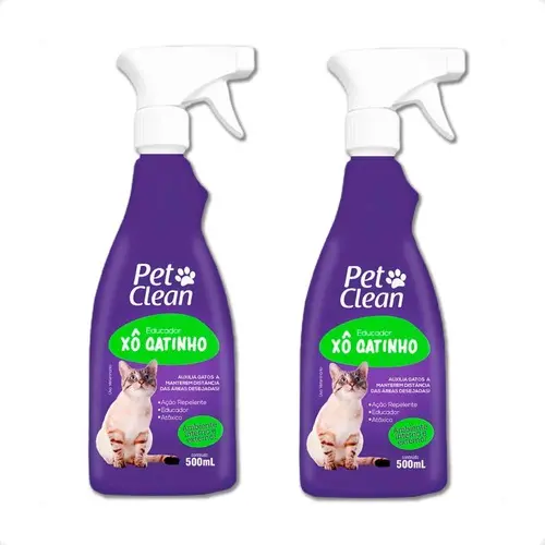 Kit 2 Xô Gatinho Pet Clean Educador - 500ml