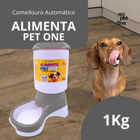Comedouro Automático Alimenta Pet One - Nude