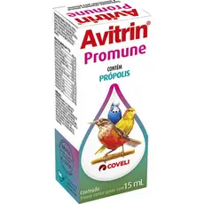 Avitrin Promune Coveli para Pássaros Suplemento Vitamínico - 15 mL