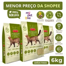 Areia Biodegradável Kadi Grãos Finos - 2Kg