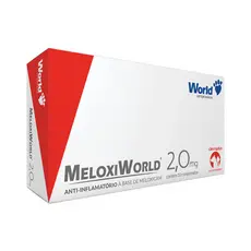 MeloxiWorld 2,0mg para Cães e Gatos de 20kg - 10 Comprimidos