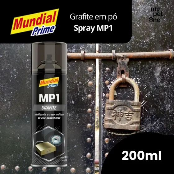Grafite Em Pó Spray Mundial Prime - 200ML