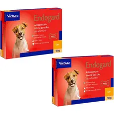 2 Endogard 10Kg C/ 2 Comprimidos - Antiparasitário P/ Cães