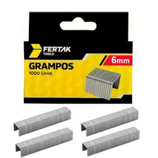 Grampo 6mm Galvanizado Para Grampeador Tapeceiro