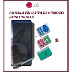 Película Privacidade Hidrogel Fosca para LG Velvet LG20 K10 PRO V10 LGK51s LG STYLE Phonex5 k41S k11