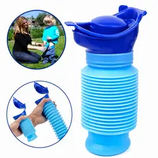 Urinol Portátil 750ml Unissex Dobrável Mictório Garrafa Para Homens/Mulheres/Crianças em Viagens Camping e Emergências