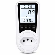 Medidor de Consumo de Energia Digital Monitore e Reduza sua Conta de Luz Medidor de KWh Wattímetro Bivolt
