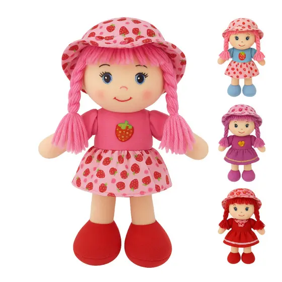 Boneca de Pano bebe Brinquedo de Menina