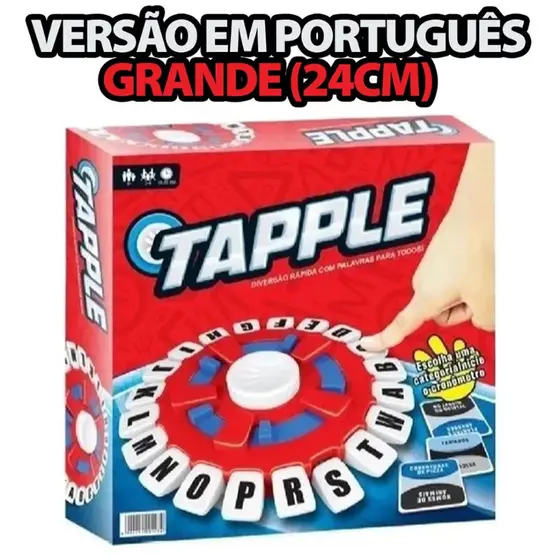 Versão Em Portugues Jogo De Alfabeto Louco Infantil Usopoly Tapple Word Board Game Pacote Rápido