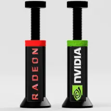 Suporte Ajustável Vertical Para Placa de Video GPU Radeon e Nvidia