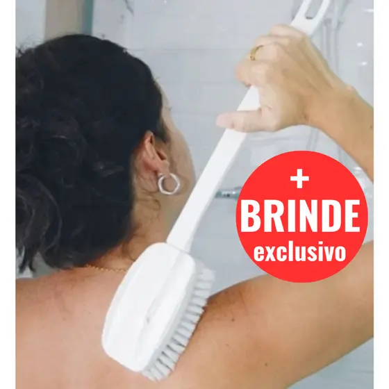 Escova De Banho Para As Costas Cabo Longo e Cedas Bem Macias