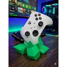 Suporte Controle Xbox Design Cristais - Base Decorativa 3D Gamer