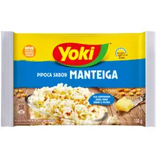 Pipoca Microondas Cinema 100g Yoki Manteiga Combo 6 Unidades