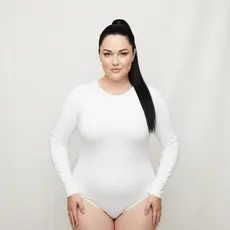 Body Bori Manga Longa Plus Size Careca Modelador Com Elastano