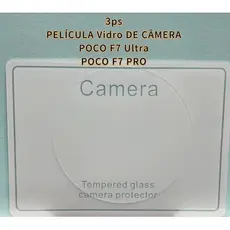 1-3 PS Película vidro de câmera POCO PRO POCO F7 Ultra 2025 VIDRO DE Câmera POCO PRO POCO F7 Ultra