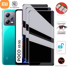 película privacidade Poco F5 com fosco cerâmica Xiaomi Mi Poco F3 F4 GT M5S M4 Pro 5G X3 X4 X5