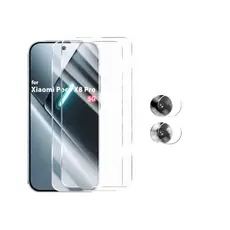 Película vidro Transparente sem Borda preta POCO X8 PRO POCO X8 PRO Max F8 PRO F8 Ultra F7 e Câmera