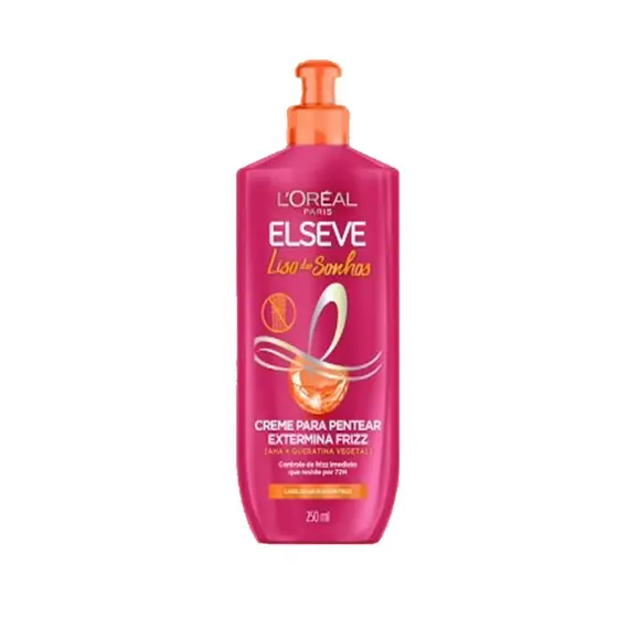 CREME DE PENTEAR ELSEVE SUPER ALINHADOR LISO DOS SONHOS LORÉAL 250ML (LANÇAMENTO 2025 )