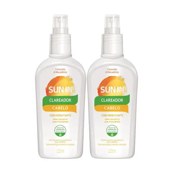 KIT C/2 SUN IN PARA CABELOS PHYTOERVAS 120ML