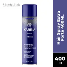 HAIR SPRAY KARINA FIXAÇÃO EXTRA FORTE 400ML