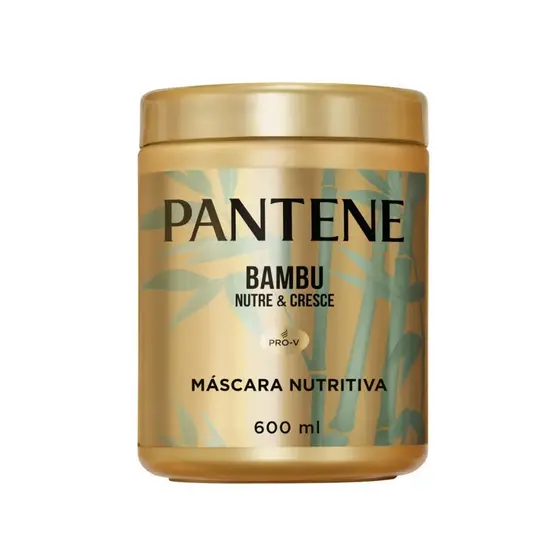 Máscara Bambu Nutre & Cresce Com Óleo De Rícino 600ml Pantene