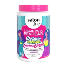 CREME PARA PENTEAR DEFINIÇÃO ALONGADA CACHOS DE SEREIA SALON LINE 1KG