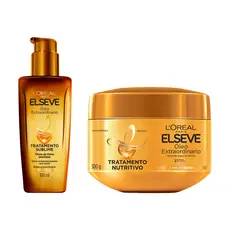 Kit Elseve Máscara Óleo Extraordinário + Óleo Extraordinário Loreal Paris - 2 Itens