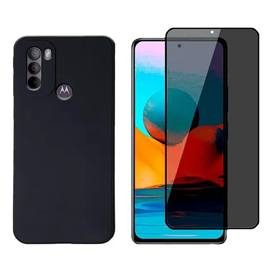Capa Anti Impacto Motorola Moto G31 + Pelicula 9D Privacidade