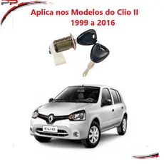 Cilindro Porta Renault Clio Lado Direito 99 A 2012 Com Chave