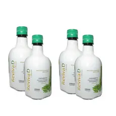 Reviva D  Suco de Acerola  Aromatizado com aloe vera  4 unidades de 500ml