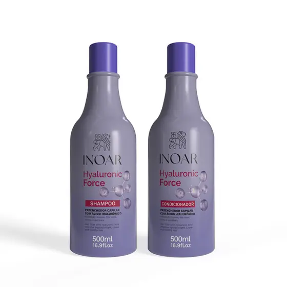 Inoar Kit  Hyaluronic Force Sh 500ml + Cond 500ml
