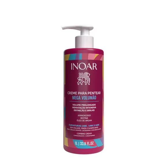 Inoar Creme Para Pentear Mega Volumão 1L